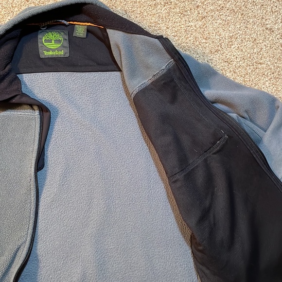 Timberland Gray Zip Up Sweater - Picture 6 of 7